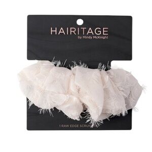 HAIRITAGE BY MINDY Take Me To The Beach Raw Edge Linen Hair Scrunchie